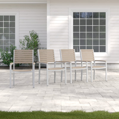 Travira Stacking Patio Dining Armchair