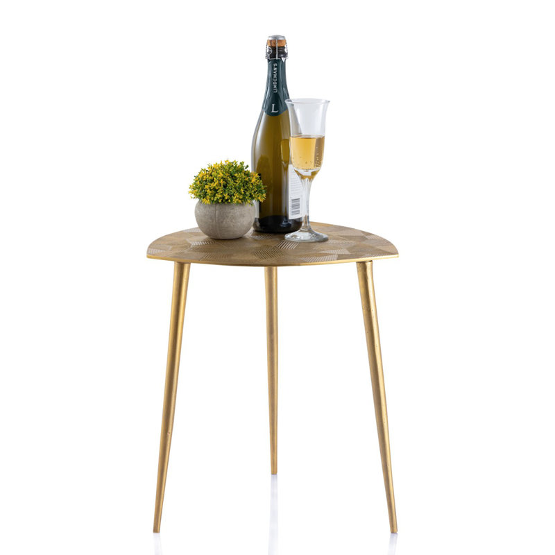 Eyla End Table, Gold