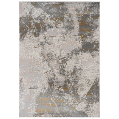 Tapis à motif abstrait 372 de performance Palma