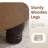 Duanys Faux Leather Upholstered Round Storage Ottoman-1685295806