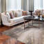Beige Luxurious ,Modern Abstract Easy To Clean Rug For Bedroom & Living Room-606668989-606668991