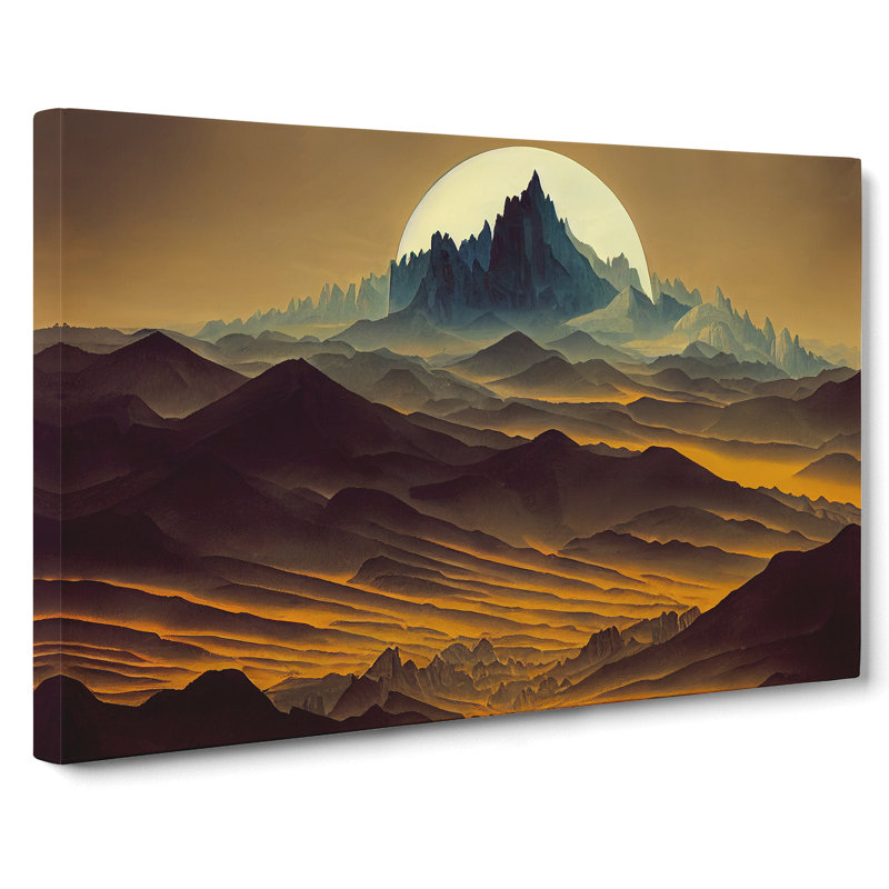 Pure Mountain Landscape - Wrapped Canvas, 40cm H x 60cm W x 3cm D