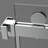 60 In. W X 76 In. H Freestanding Double Sliding Frameless Shower Enclosure In Chrome Finish-122790657