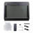 23 inch electric fireplace insert, ultra thin heater with crystal & realistic flame, remote control