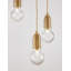  3 - Light Brass Bulb Pendant