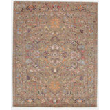 Oriental Area Rug in Tan