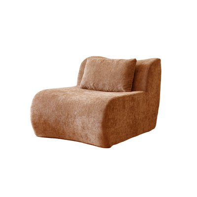 30" Upholstered Modular Compression Sofa, Loveseat With Pillow by Mercer41