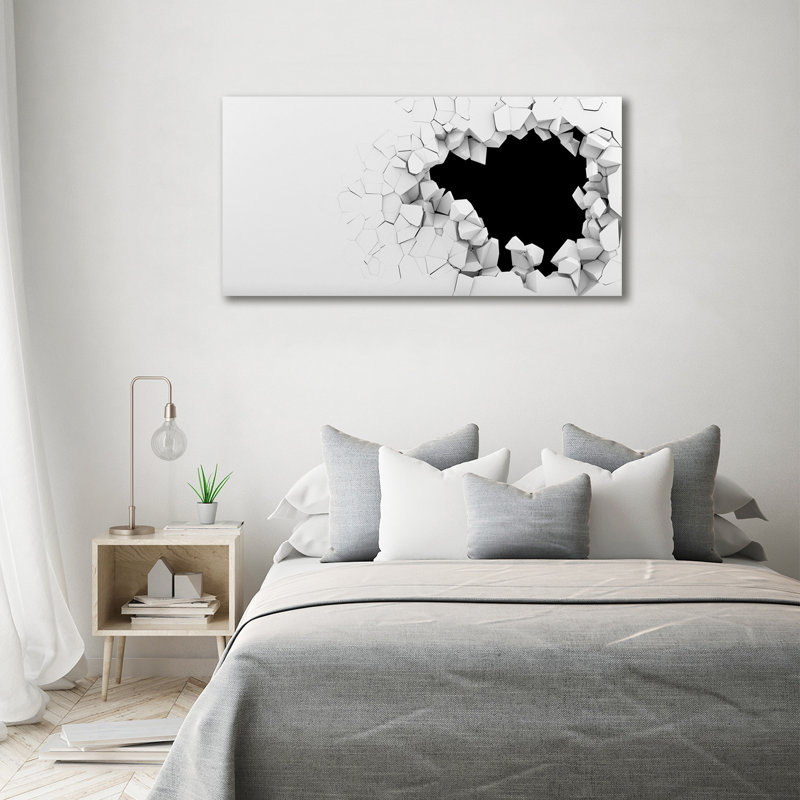 Canvas Print - Wall Art - Prints On Canvas - 140X70 Image Picture Theme: A Hole In The Wall