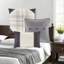 Ensembles de literie gris confortables en polyester de style maison de campagne