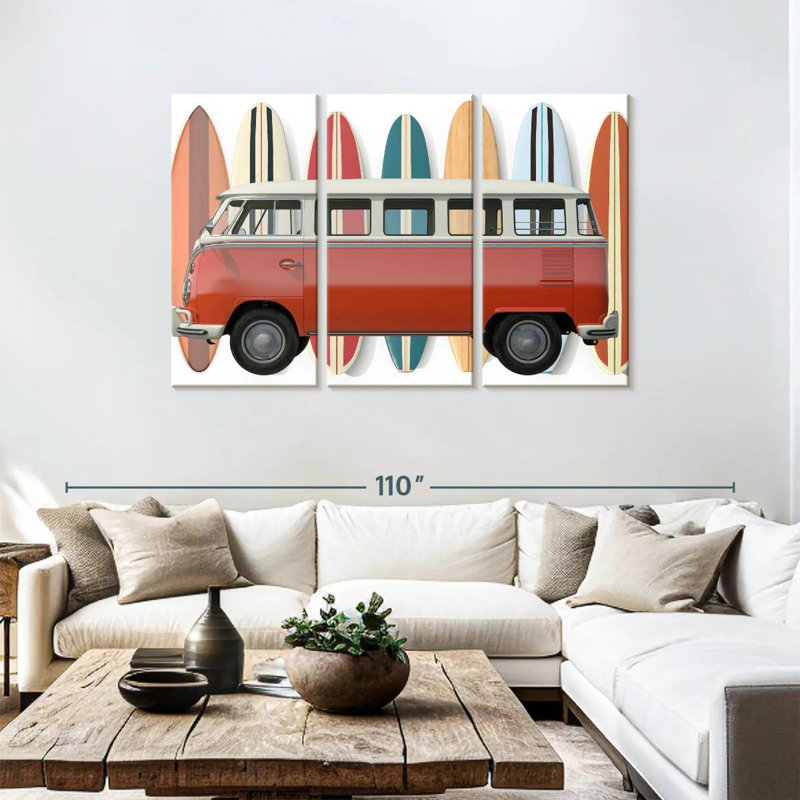 Mehar Surfer Van, 48" H x 74" W