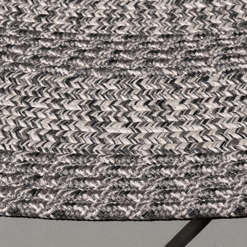 Braided 265 Hand Woven Performance Machine Washable No Pattern Rug, Oval 6' x 8'