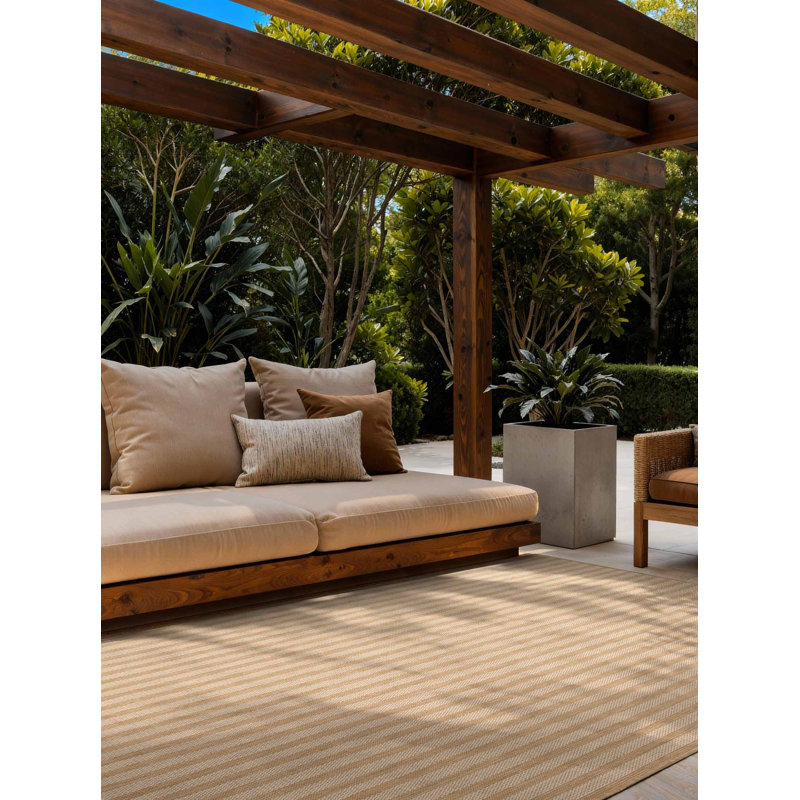Derriyah Striped 120cm X 170cm Indoor / Outdoor Area Rug