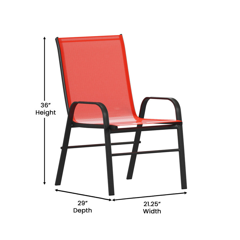 Ensemble repas Elgin, 4 pièces incluses, Rouge