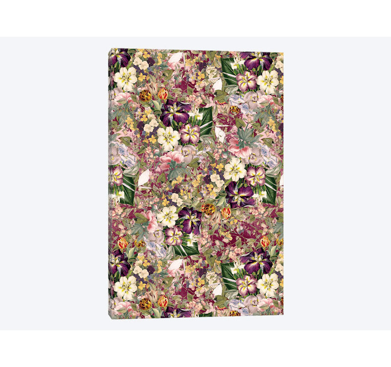 « exotiques jardin xii » par burcu korkmazyurek, reproduction d’impression sur toile tendue, H 48 po x l 32 po x P 1,5 po