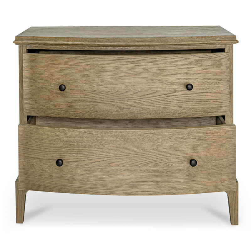Sadie 1 - Drawer Solid Wood Nightstand