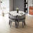 Oliver Nesting Dining Table Set Round