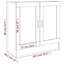 Vitrine vidaXL Vitrine-884813943