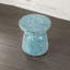 Table de bout ronde bleue
