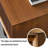 Simple solid wood style TV cabinet-107439793