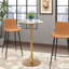 Bralie 60 W x 100H CM  Round  Bar Table Restaurant Tall Pedestal Dining-1584621447