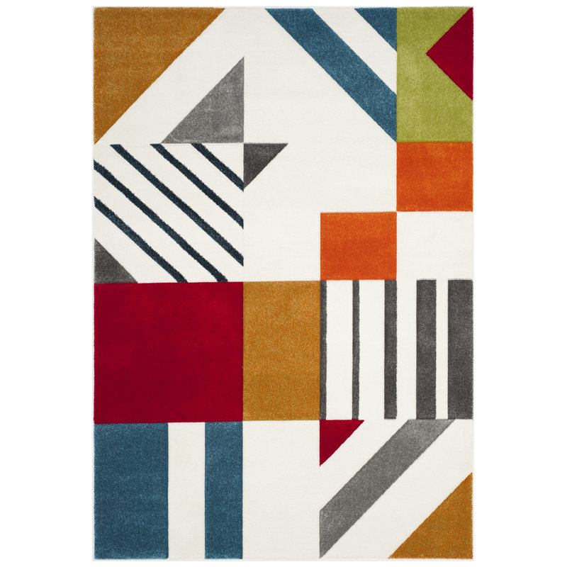 Vakhdank Geometric Area Rug, Rectangle 122 x 183 cm