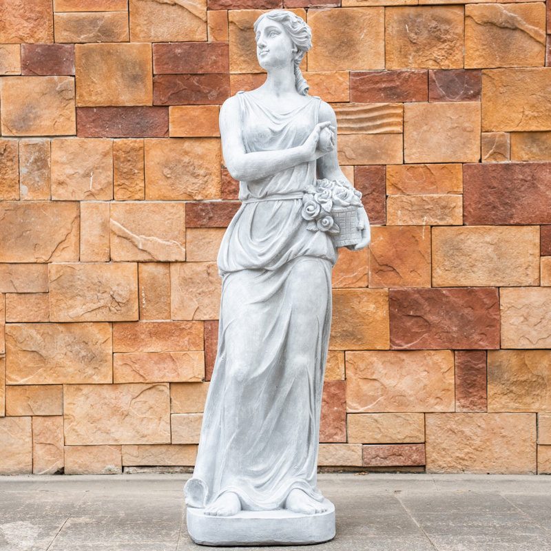 Statue de jardin grecque et romaine H 51,57 po