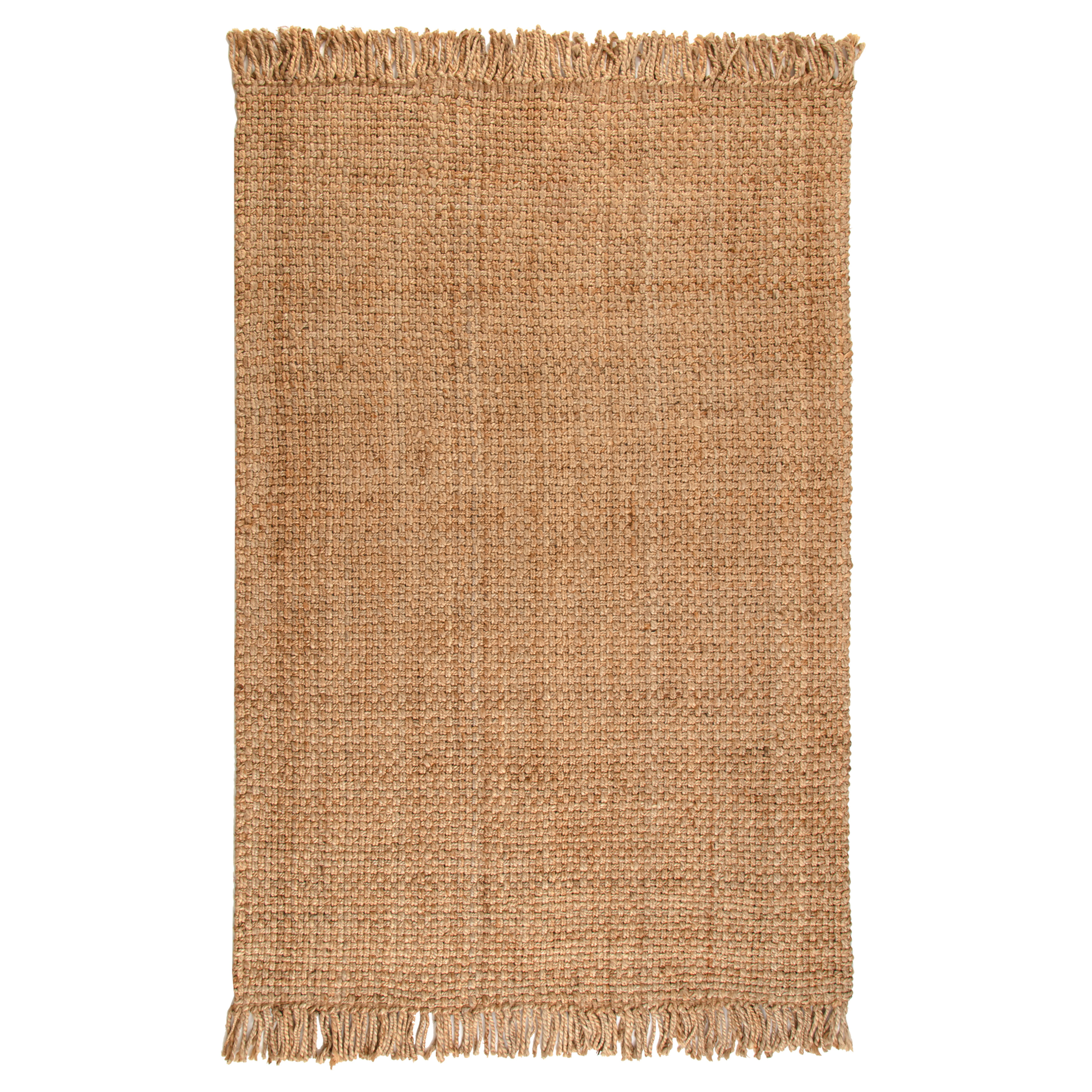 Madalene Jute Basketweave with Fringe