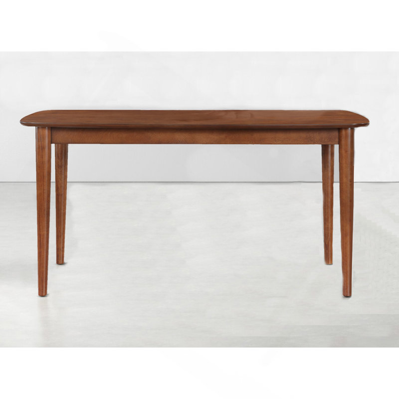 Bryson Walnut Finish Leg Dining Table