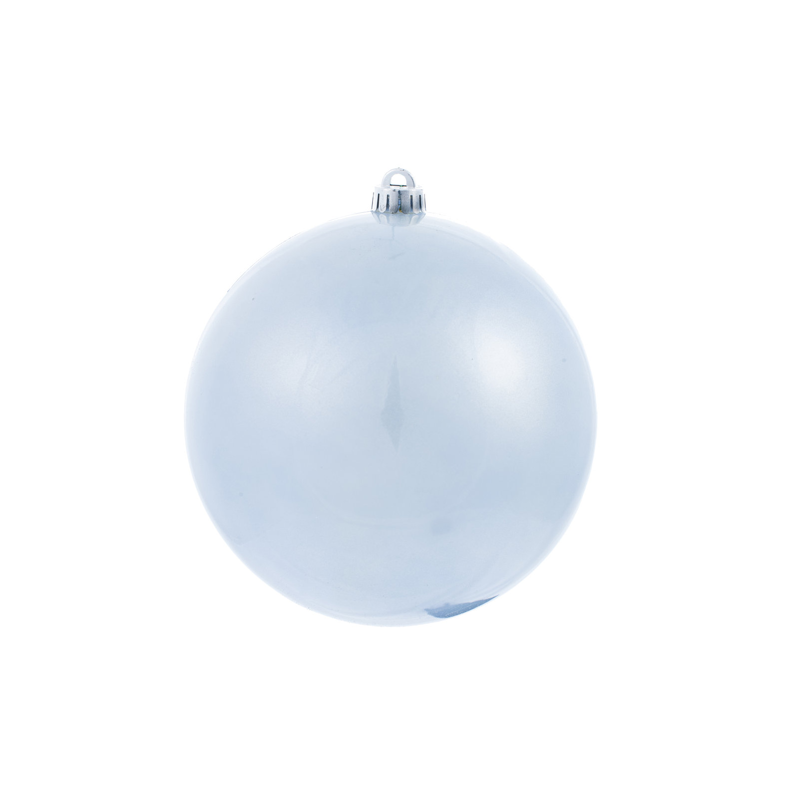 Holiday Décor Ball Ornament, 3" H x 3" W x 3" D, Periwinkle