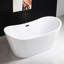 Baignoire de trempage autoportante en acrylique 67 po. X 32 po.-50499765-99334602