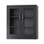 Armoire de rangement pour outils en acier noir à 2 portes (pré-trou)-124465179