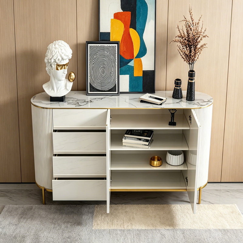 Buffet de rangement Modern, H 35,43 po x l 59,06 po x P 15,75 po