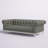 Idyll Tufted Button Upholstered Leather Chesterfield Sofa-1562677969