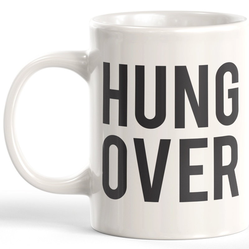 Suspendu au-dessus d'une tasse à café, 15 oz, Céramique