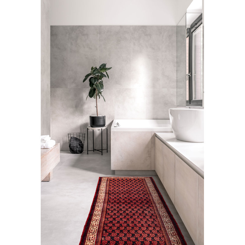 Tapis bleu marine et rouge 3 pi 6 po x 10 pi 2 po Andelz
