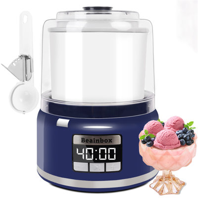 2.11-quart Ice Cream Maker Machine With Lcd Screen & Scoop For Frozen Yogurt Sorbet Gelato -  Alex Smart Home, TSY-HLY-SU-506#ZZL0611