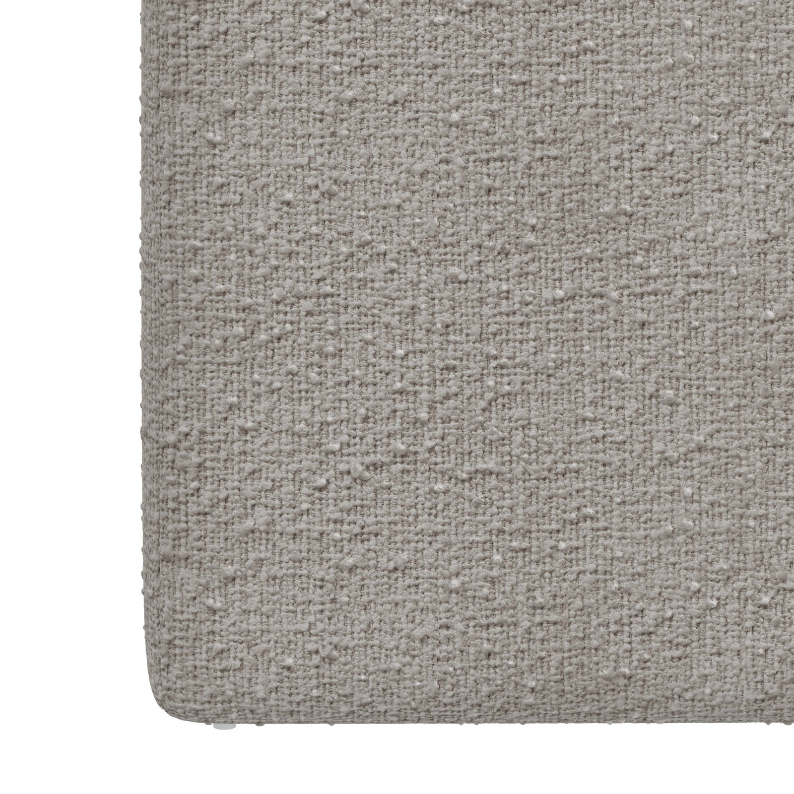 Era Upholstered Ottoman, Classic Elephant Boucle
