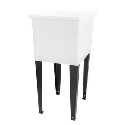 17.75" L x 23.25" W Free Standing Laundry Sink