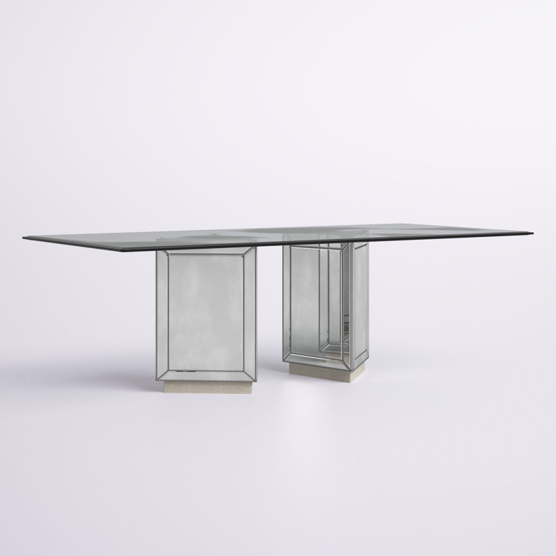 Hergen Glass Top Dining Table