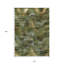 Tapis intérieur lavable abstrait doré 10 pi x 14 pi