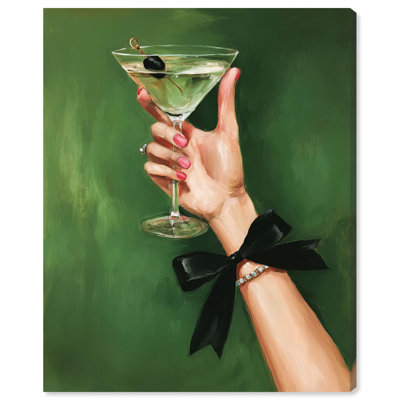 Impression sur toile «Curated Cocktail I» par Art Remedy