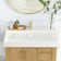 Maho 35.4 in. Rectangular White Composite Granite Stone Console Bathroom Vanity Sink