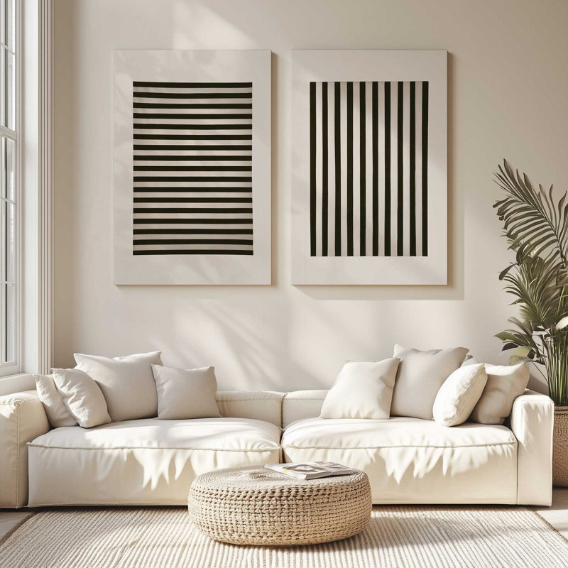 Echoes of Order Set of 2 Prints, Wrapped Canvas, 30" x 20"