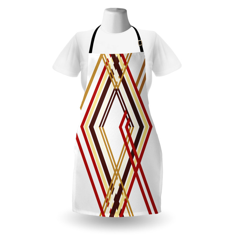 Geometric Bib Apron