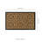 Clara Black Encaustic Non-Slip Outdoor Coir Doormat-55600753