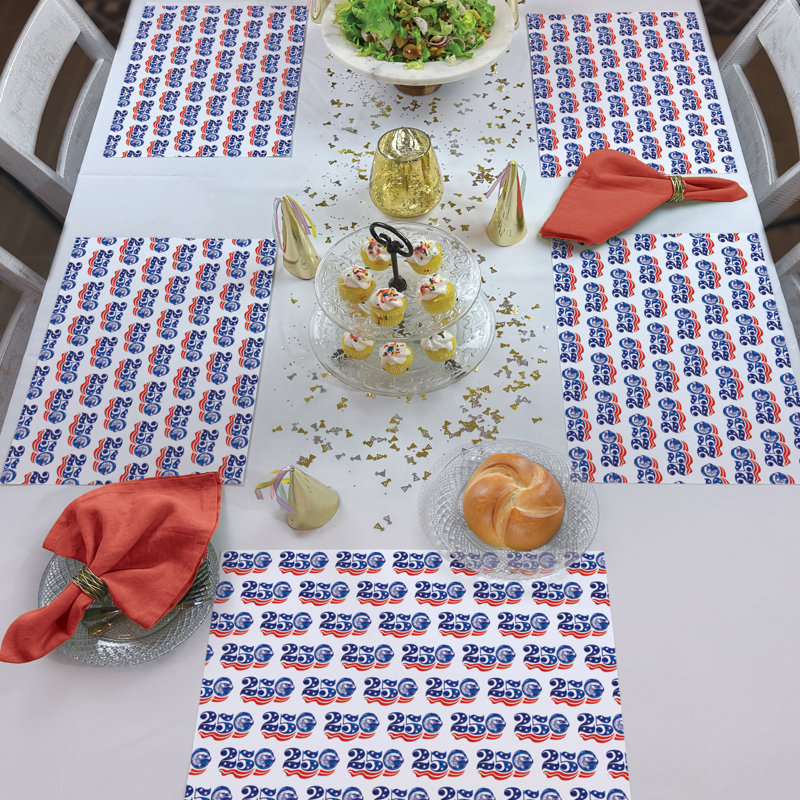 Napperon 24 feuilles Celebrate 250 Years