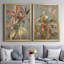 Ancien automne I - ensemble de 2 reproductions d'art sur toile encadrées-393261006-393261008