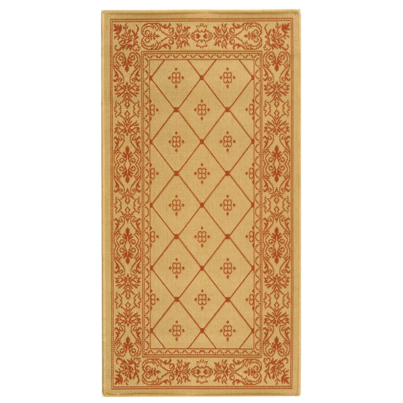 Alessi Performance Geometric Indoor/Outdoor Area Rug, Rectangle 2'7" x 5'