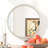 Evangelista Aluminum Alloy Framed Tempered Glass Round Wall Mirror-2106355995-2106355999