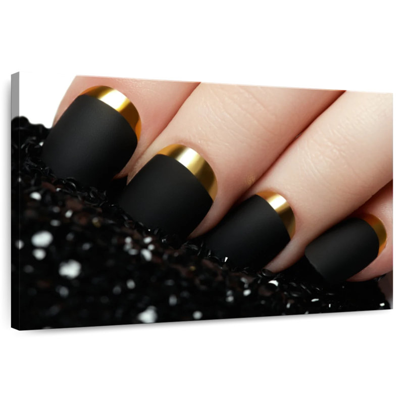 Shuttleworth Matte Black Nails, 8" H x 12" W